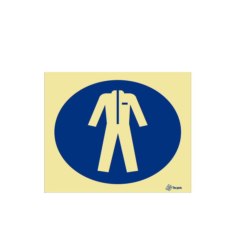 Señal Obligatorio usar bata de protección – OB0073